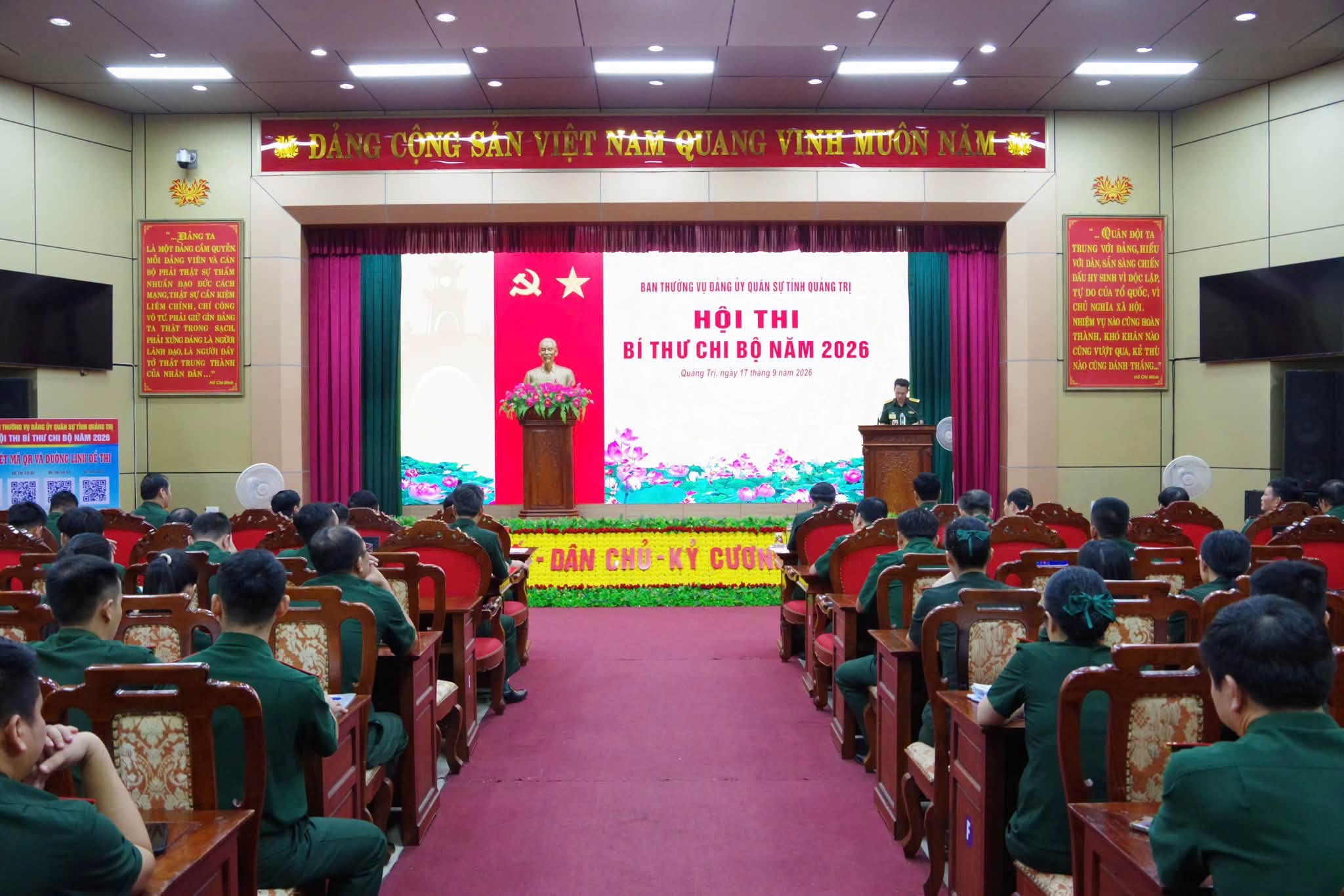 Đảng uỷ Quân sự tỉnh tổ chức Hội thi Bí thư Chi bộ năm 2026