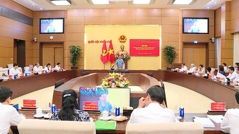 Đoàn Kiểm tra số 10 của Bộ Chính trị làm việc với Ban Thường vụ Đảng ủy Quốc hội, Ban Thường vụ Thành ủy Hà Nội